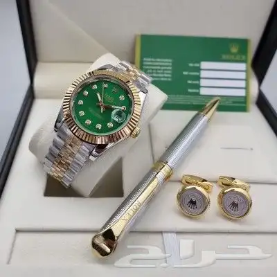 عرض اطقم رولكس رجالي ساعه قلم كبك 365SR 33
