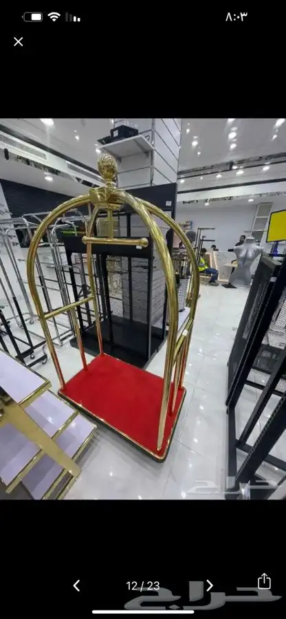 طاوله عرض استاد ارفف شبك استيل 9