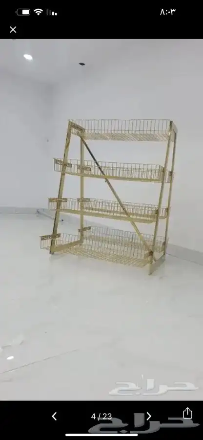 طاوله عرض استاد ارفف شبك استيل 19