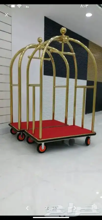 طاوله عرض استاد ارفف شبك استيل 6