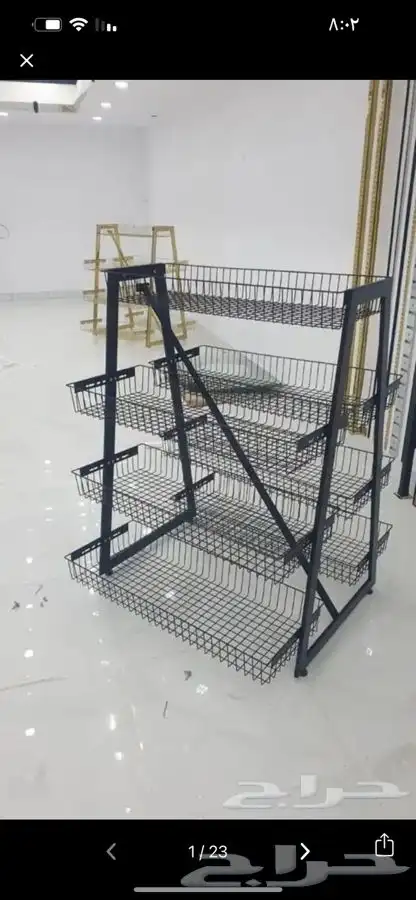 طاوله عرض استاد ارفف شبك استيل 21