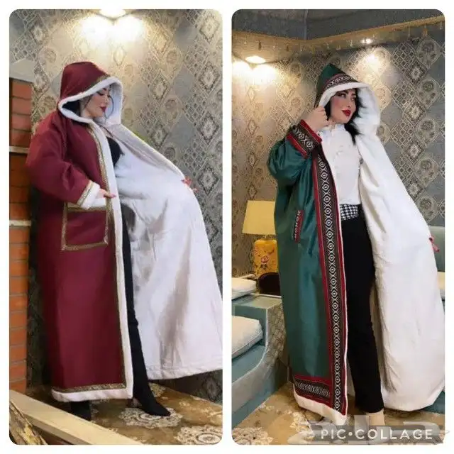 فروات نسائي شمواه مع تطريز 5