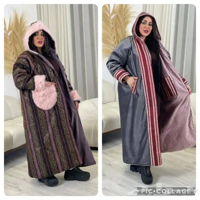 فروات نسائي شمواه مع تطريز 17