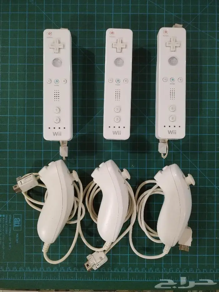 ريموت وفارة نينتندو وي - Nintendo Wiimote and Nunchuck 0