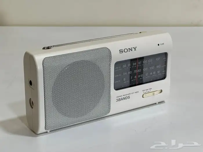 راديو سوني ابيض 480s ثلاث موجات 1991 0