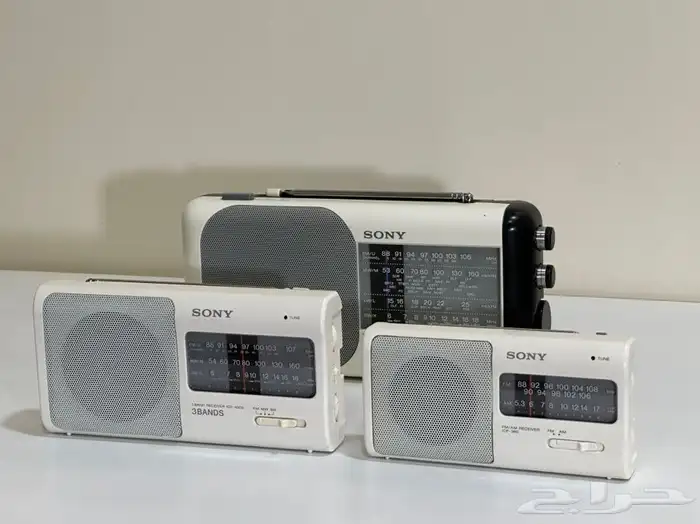 راديو سوني ابيض 480s ثلاث موجات 1991 9