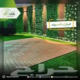 بديل خشب عشب جدارى مستودع جملة 0