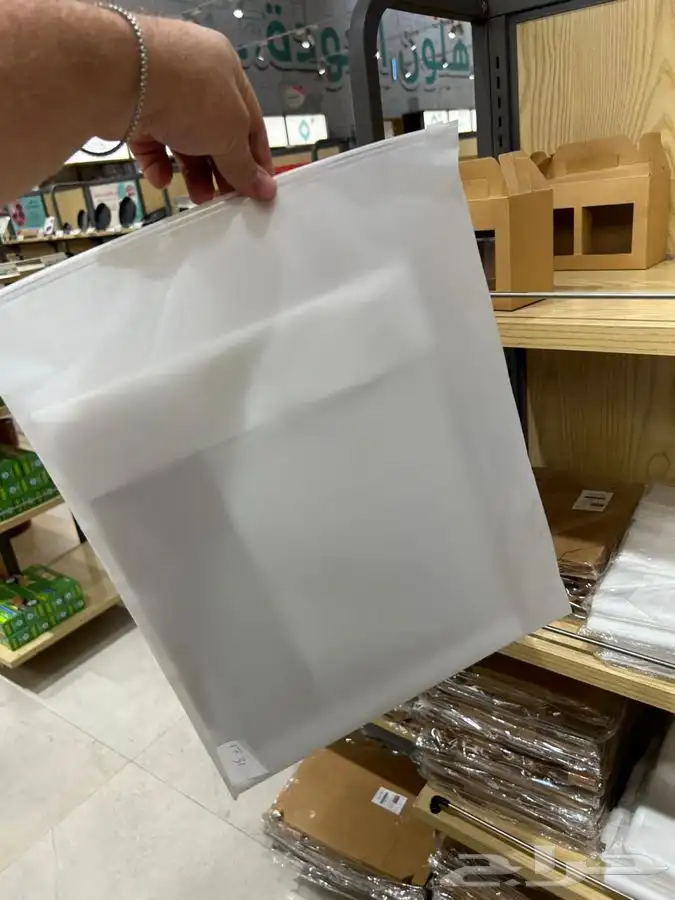 بكج عبايات أكياس شحن لوقو جلد ليبل قماش أكياس ملونه تاق كرت 64
