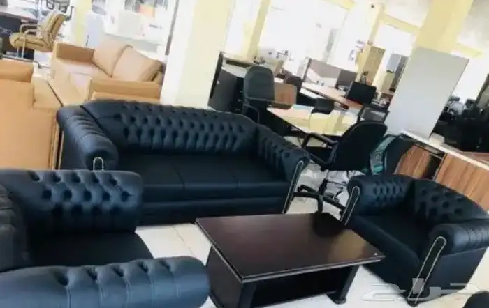 كنب جلد مكتبي كنب انتظار كنب صيني كنب جلسة 10