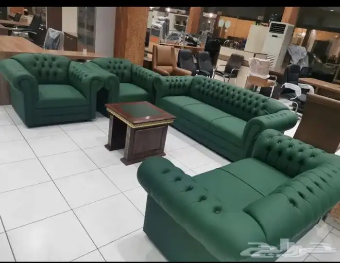 كنب جلد مكتبي كنب انتظار كنب صيني كنب جلسة 8