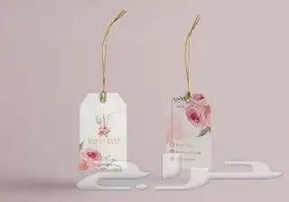 طباعه استكر لاصق كروت ليبل قماش تاق لوقو بوكس عبايه اكياس 9