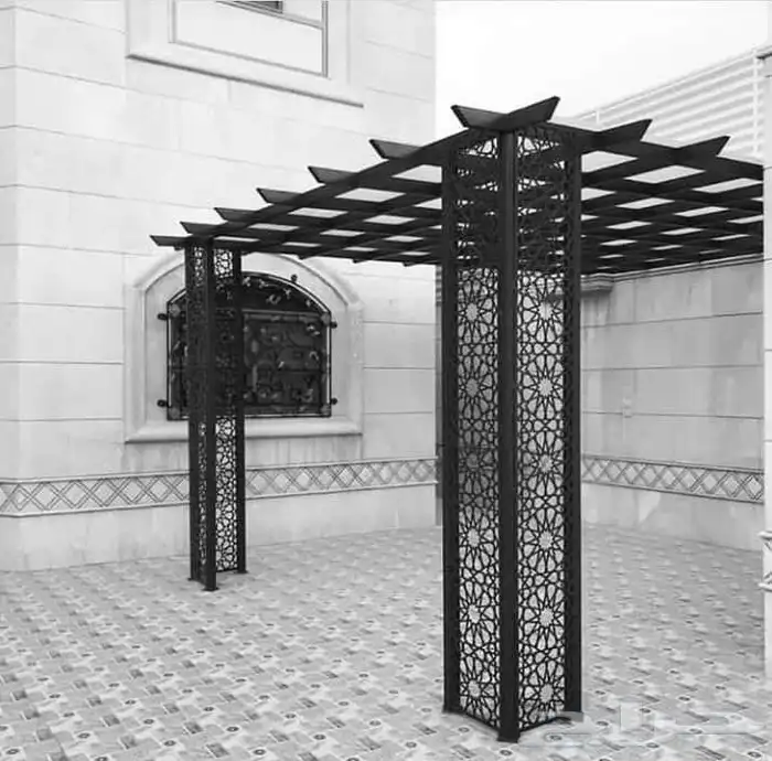 مضلات برجولات جلسات خارجيه سواتر ديكورات ترميمات شامله 86