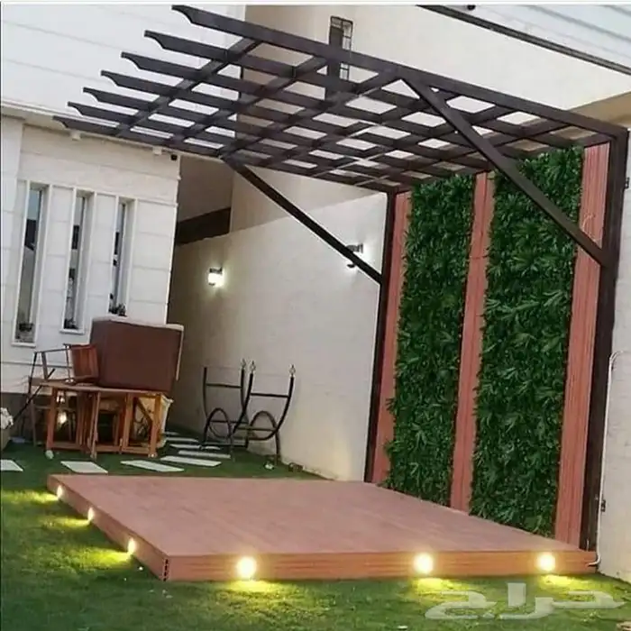 مضلات برجولات جلسات خارجيه سواتر ديكورات ترميمات شامله 91