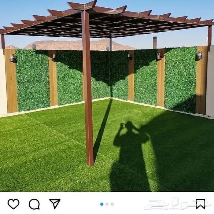 مضلات برجولات جلسات خارجيه سواتر ديكورات ترميمات شامله 81