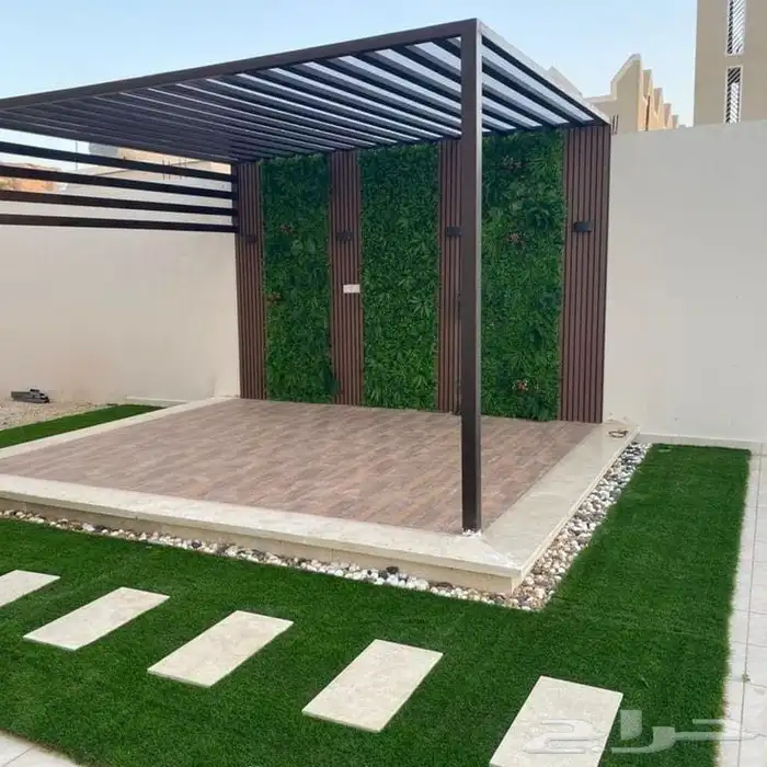 مضلات برجولات جلسات خارجيه سواتر ديكورات ترميمات شامله 93