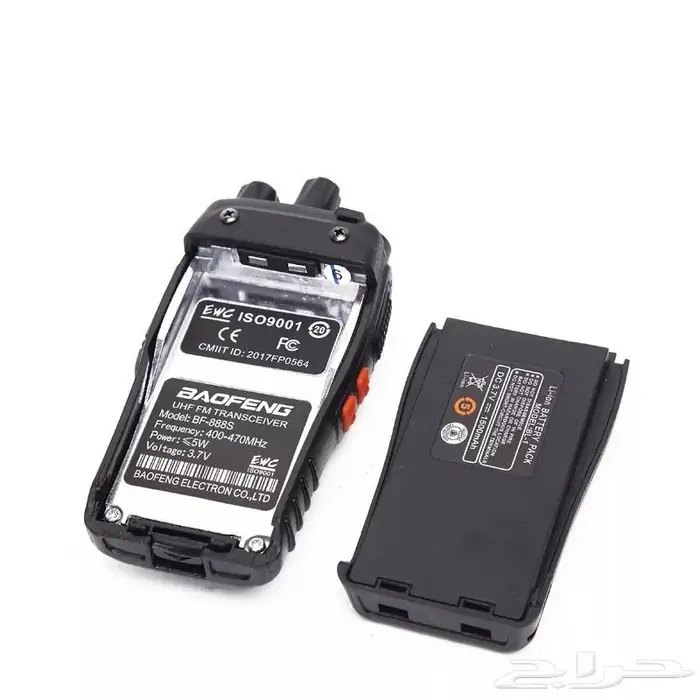 اجهزه لاسلكيه 170ريال طقم باوفنق زوجي 888s ووكي توكي 2
