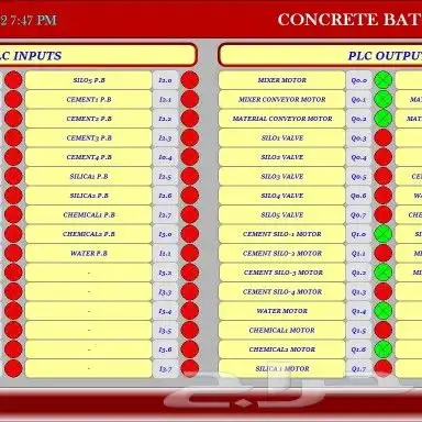 منظومة تشغيل اوتوماتيك محطات الخرسانه الجاهزه والبلك 4