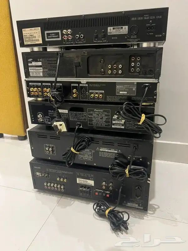 جهاز فديوا VCR صوتي دفيدي DVD مستعمل 3