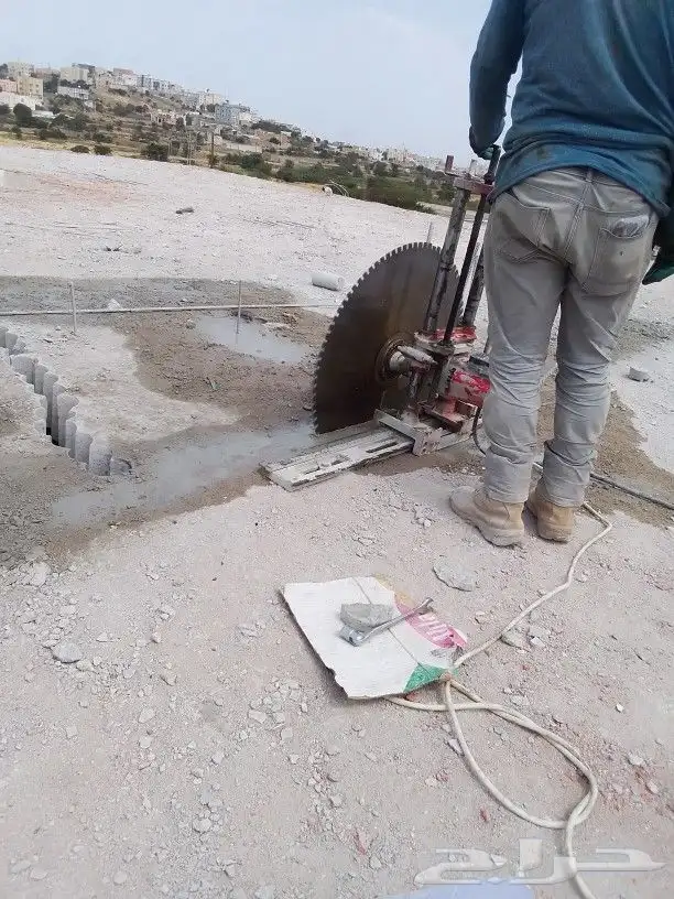 تخريم وقص الخرسانه والبلك باستخدام المناشير الليزر 0