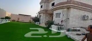 عشب صناعي جيزان انجيله تنسيق حدائق انجيله 5