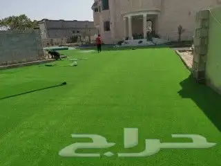 عشب صناعي جيزان انجيله تنسيق حدائق انجيله 7