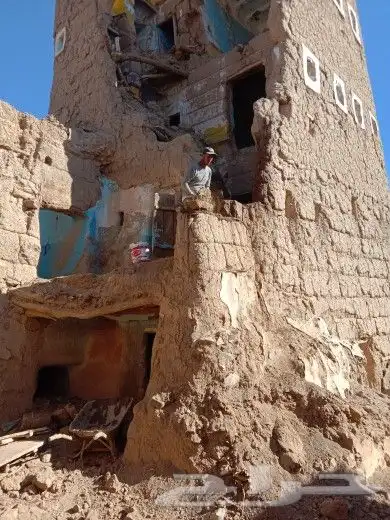 ترميم البيوت التراثيه وبناء جديد وتلبيس حجر وبناء 26
