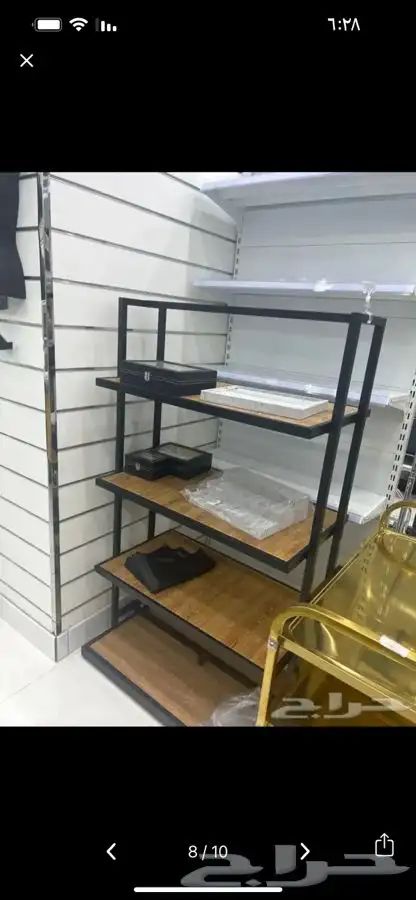 استاند ارفف. رفوف بقاله. استاند خشبي رفوف 0