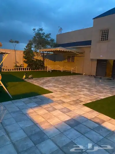 عشب صناعي جيزان انجيله تنسيق حدائق انجيله 1