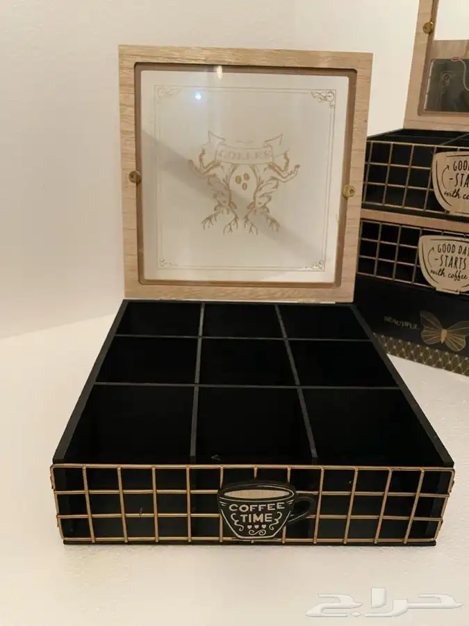 مجموعة منظمات القهوة والشاهي وعلب هدايا انيقة 2
