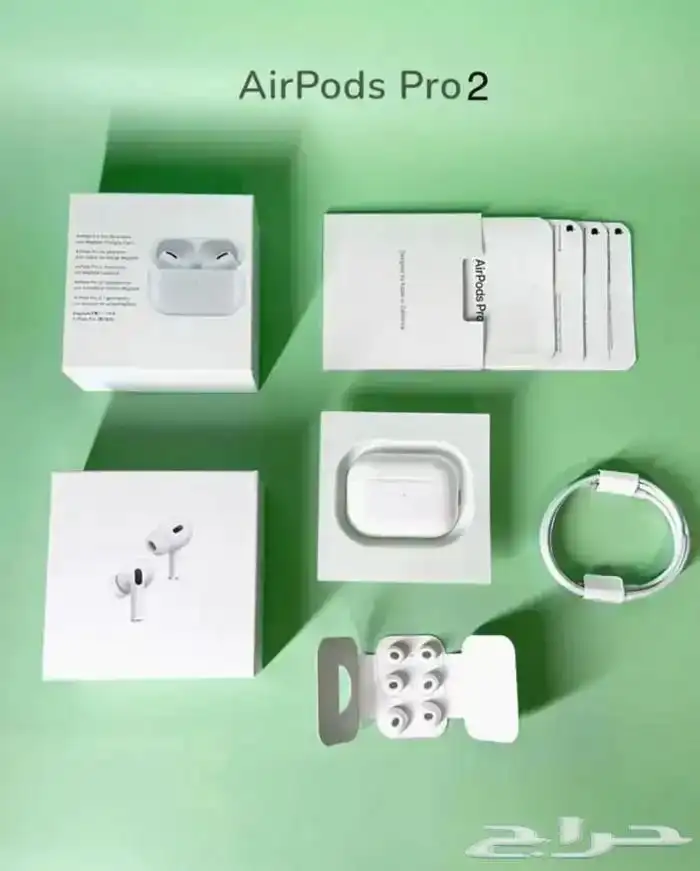 عرض لمدة 3ايام سماعات airpods2 الجديده النسخه 100 فقط 1