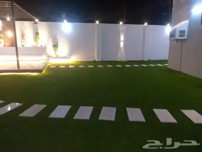 عشب صناعي جيزان انجيله تنسيق حدائق انجيله 3
