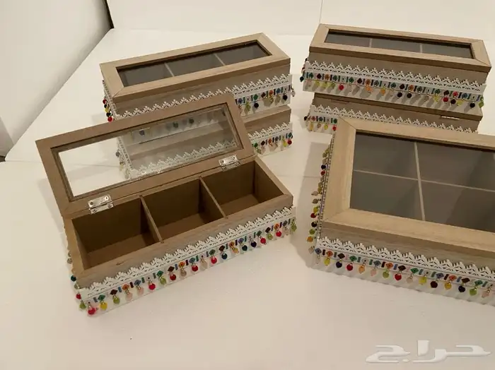 مجموعة منظمات القهوة والشاهي وعلب هدايا انيقة 15