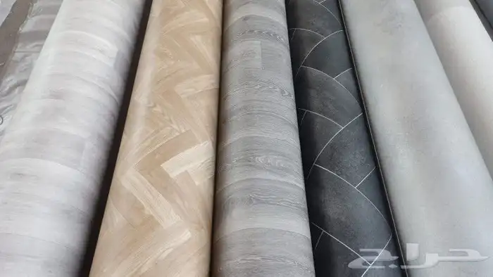 ارضيات مشمع فنيل شبيه باركيه خشب 8