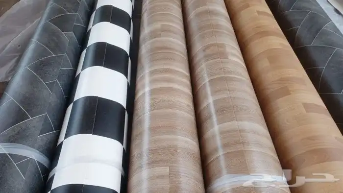 ارضيات مشمع فنيل شبيه باركيه خشب 3