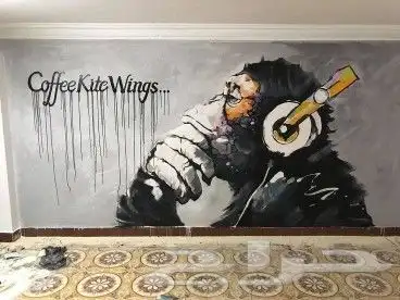 رسام محترف جرافيتي و خطاط و نحات رسم بارز مدارس روضه مقاهي 18