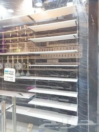 رفوف محلات ورد زينة شيش معسلات بقالات مستودعات جميع التجيهزا 9