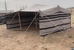 بيت شعر شمالي بدوي _ بيت القطبة 11