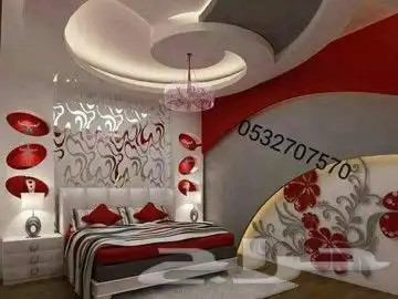 ديكورات جبس بديل خشب بديل رخام 7