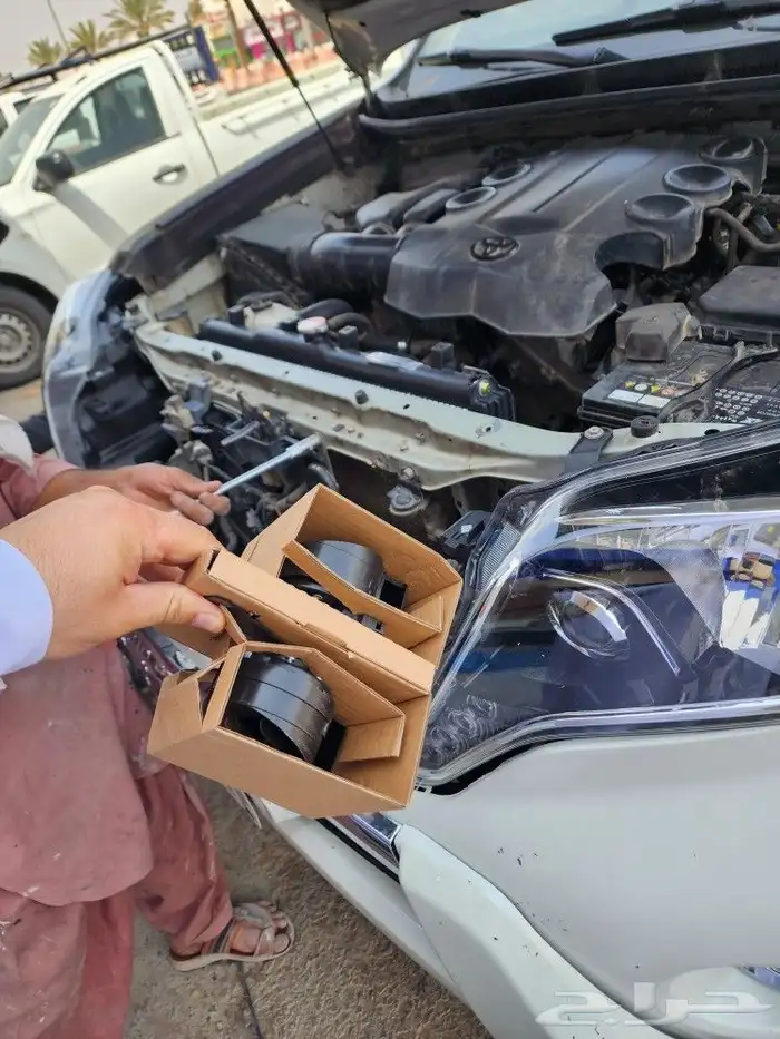 تركيب واجهة 2017 - اسطبات خلفيه ليد LED - تشغيل عن بعد 3