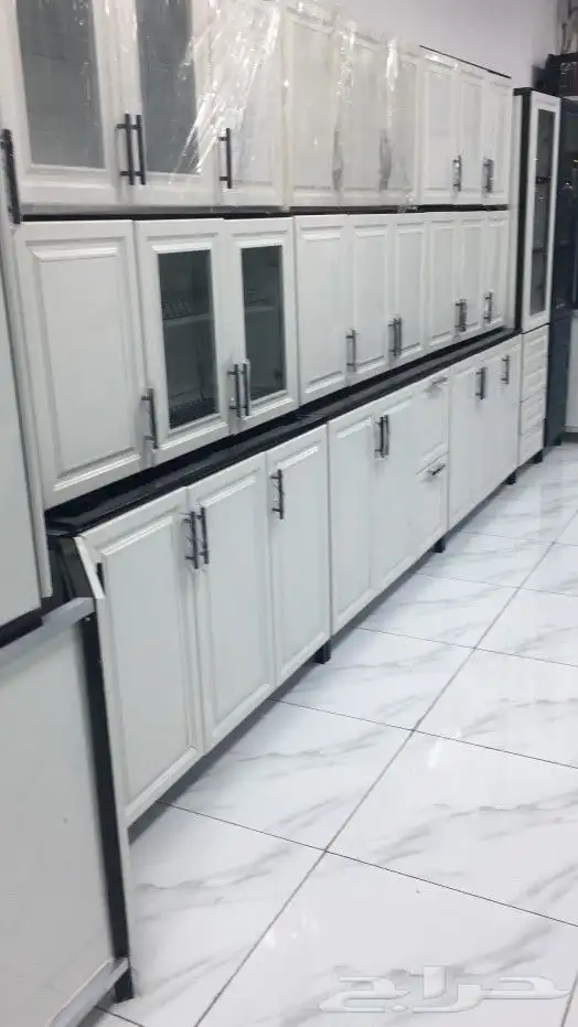 اثاث دواليب مطابخ صاج المنيوم جاهزه جديده بسعر المصنع 29