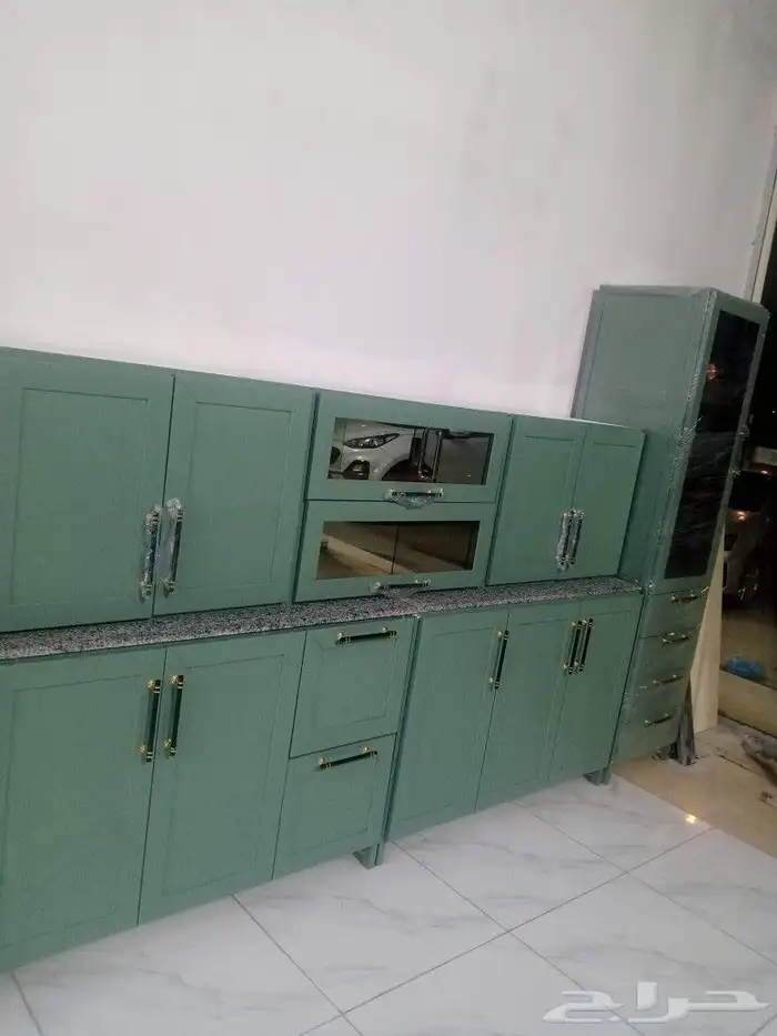 اثاث دواليب مطابخ صاج المنيوم جاهزه جديده بسعر المصنع 31