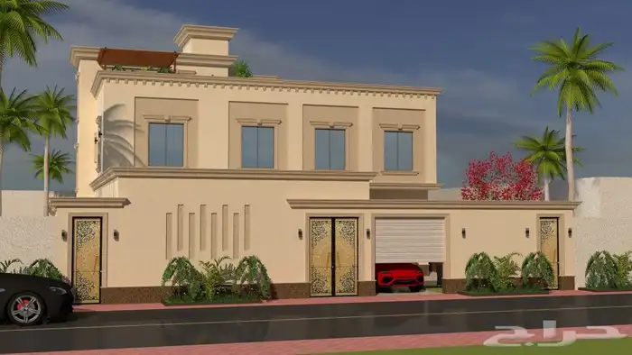 تصميم خارجي واجهات 3