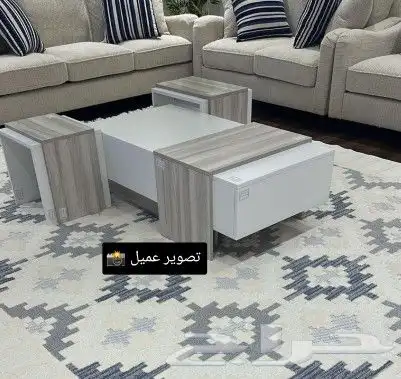 طاولات وسط مع تصوير العملاء على الطبيعة 3