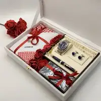 جديد بكساات رجالي شماغ قلم وكبك ساعه وسبحه وعطر 1