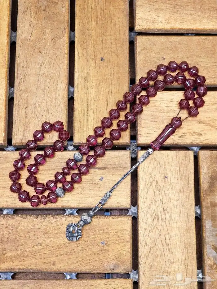 مسباح سندلس زعفراني برائحة عطريه مع فضه طربزوني 1