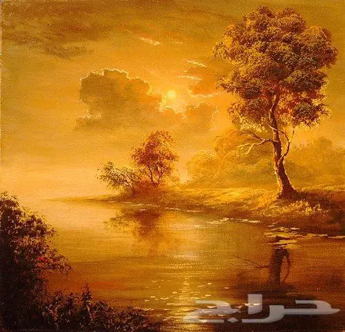 رسام مناظر طبيعيه رسام الاحساء رسام روضة اطفال رسام محلات 2