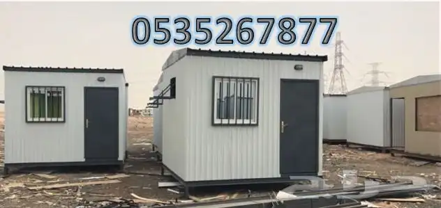 غرف جاهزة بركس للبيع برتبلات كرفان 6