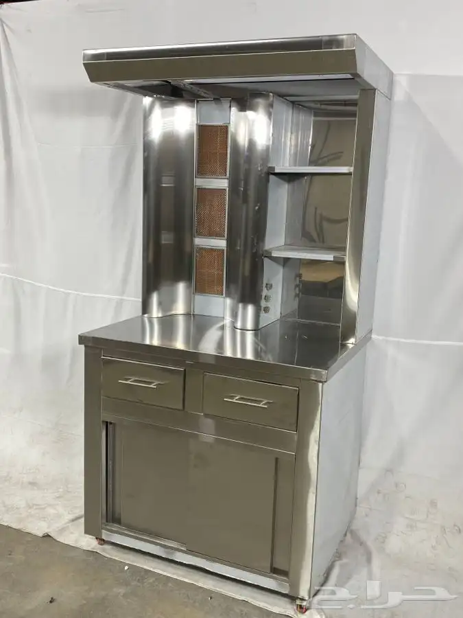 ماكينة شاورما معدات شاورما معدات بوفيه معدات مطاعم استانلس 4
