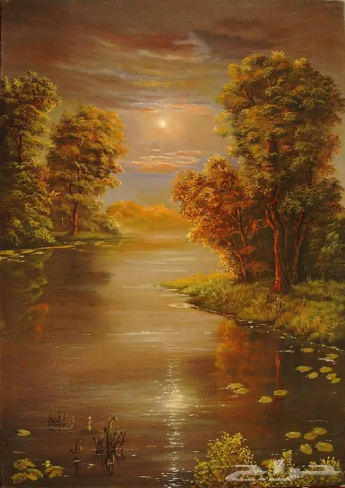 رسام مناظر طبيعيه رسام الاحساء رسام روضة اطفال رسام محلات 18