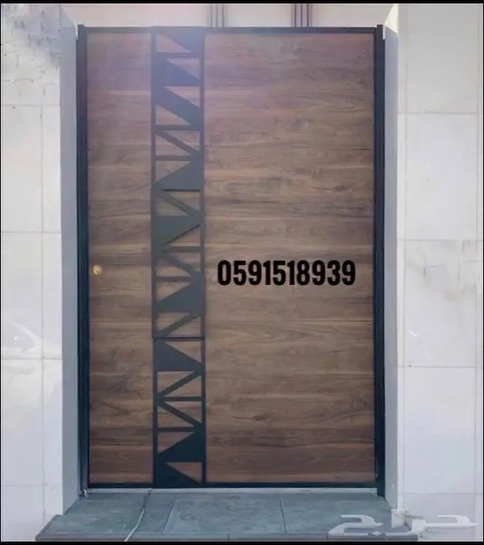ابواب حديد - درابزينات - ابواب كلادينج- ابواب ليزر 29